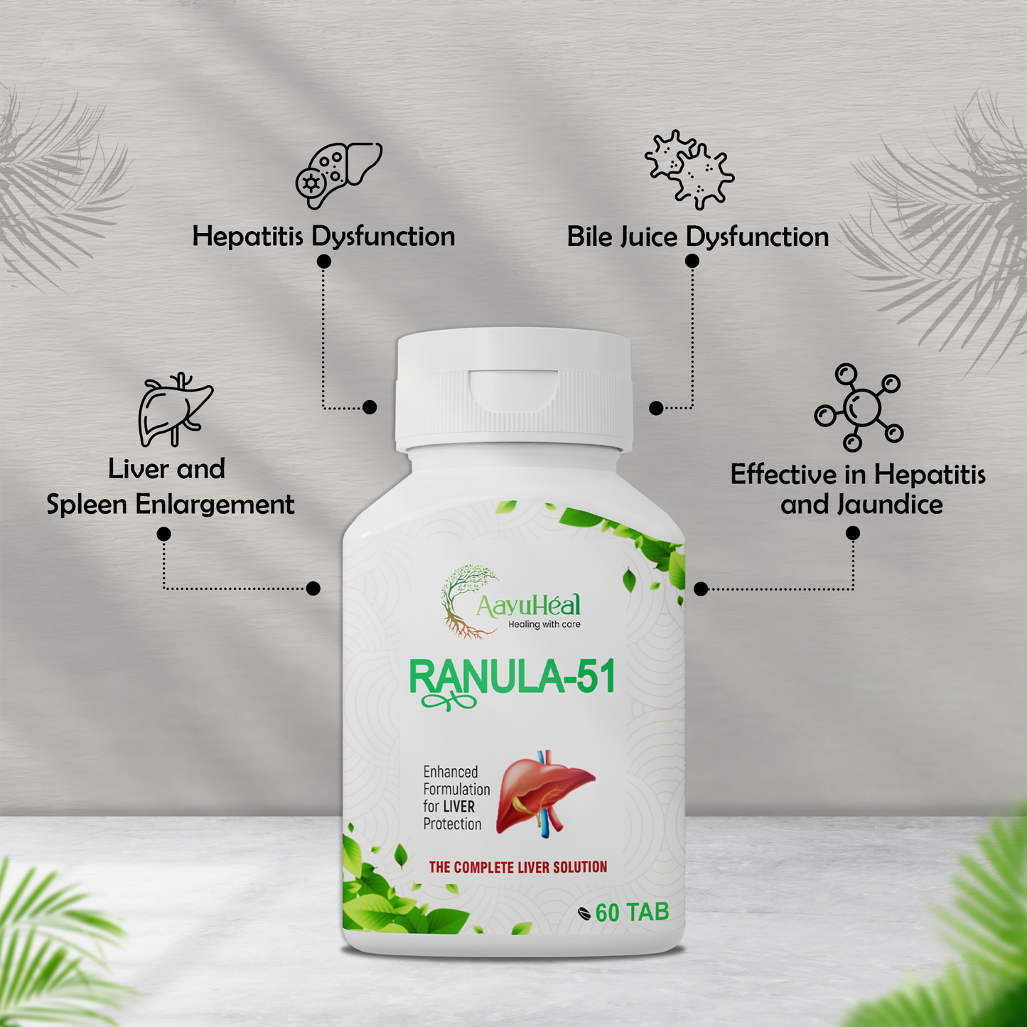 Natural Liver Detox Combo – Punarnava Tablets + Ranula-51 Tablets | Ayurvedic Liver & Kidney Support