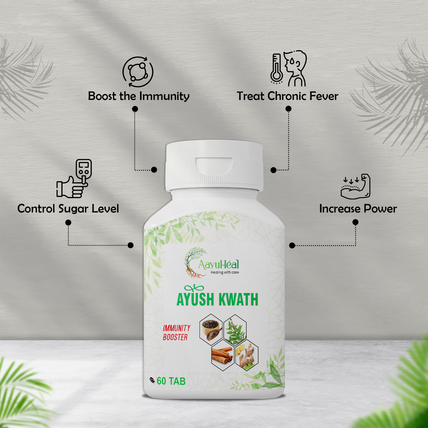 Immunity Booster Kit β Ayurvedic Support for Natural Defense & Wellness | Immunity veg Capsules + Ayush Kwath Tablets