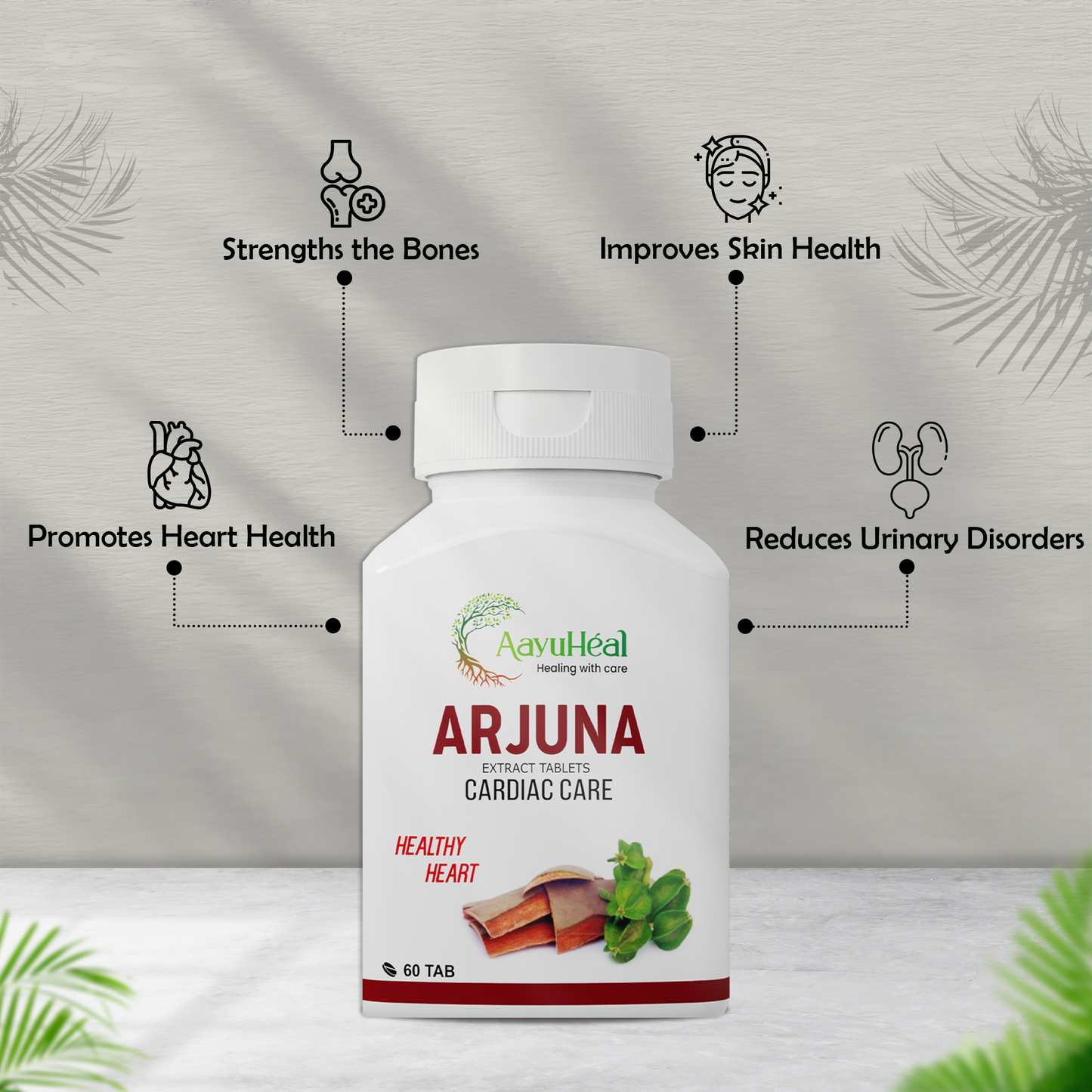 Arjuna Extract Tablets โ Heart Health, Circulation & Blood Pressure Support