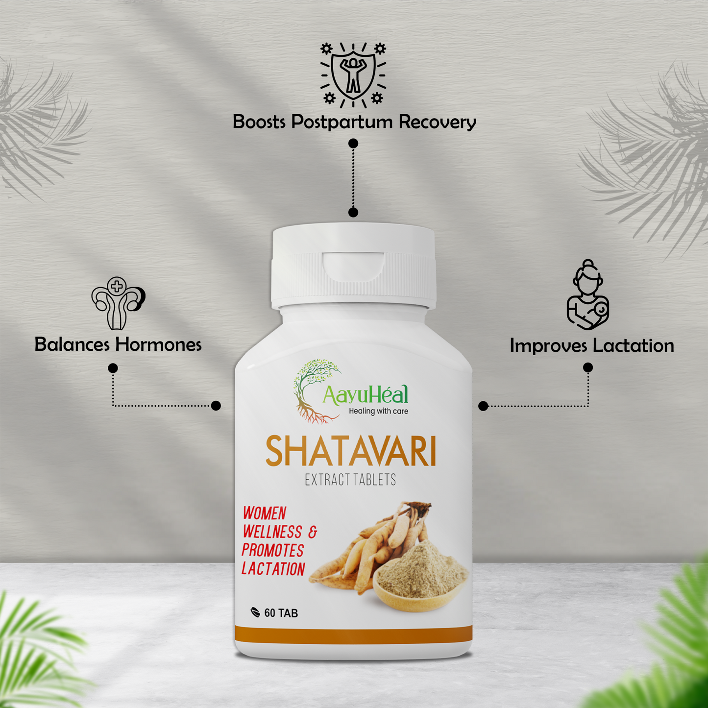 Shatavari Extract Tablets – Natural Hormonal Balance & Women’s Wellness Support