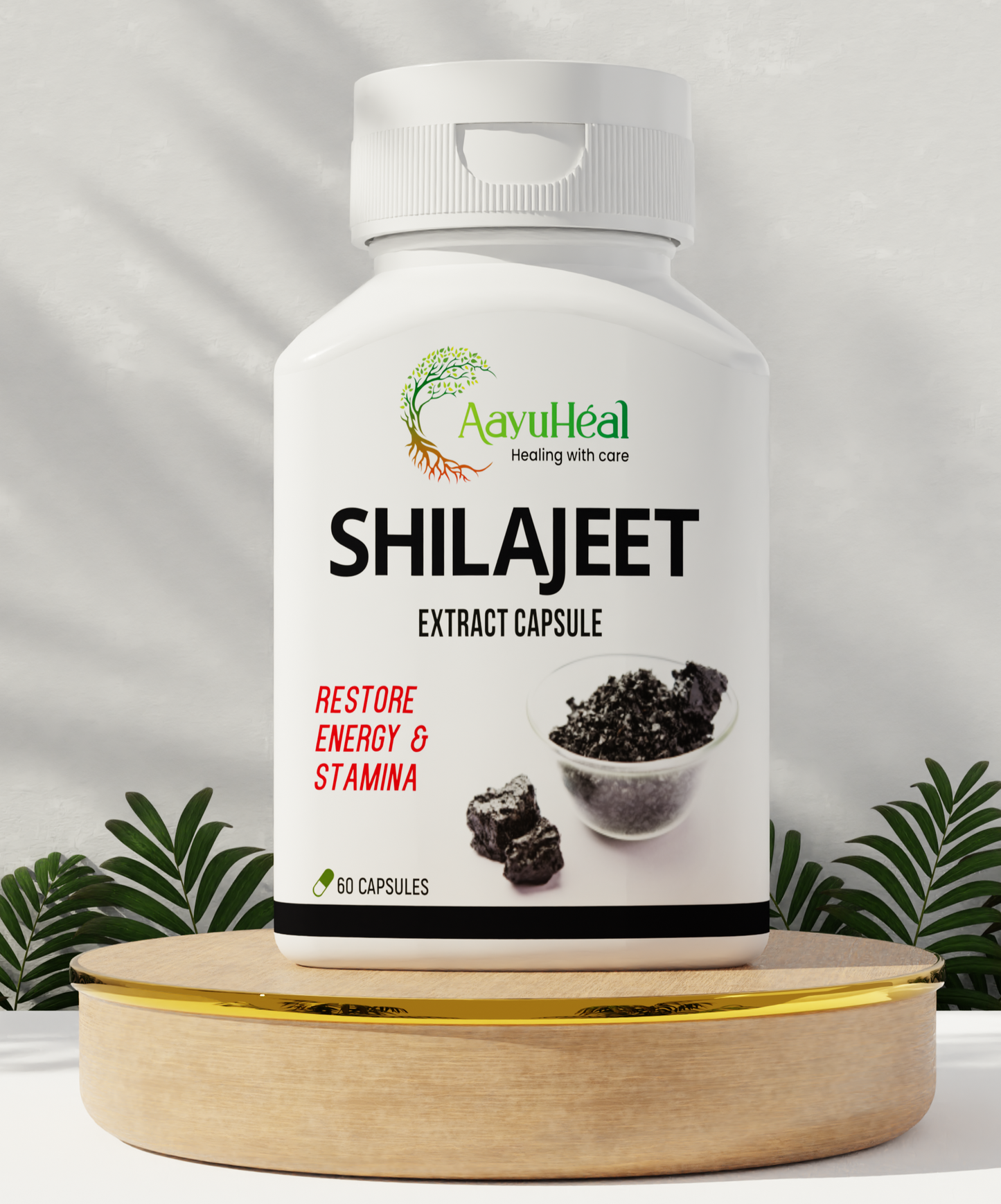 Himalayan Shilajit Extract Capsules | Ayurvedic Energy, Stamina & Daily Wellness Support | 60 Capsules