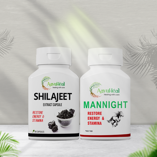 Shilajeet cap + ManNight tab