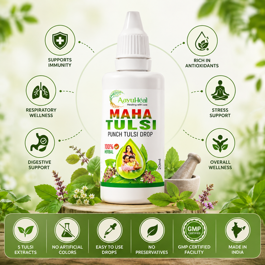 Panch Tulsi Drops
Ayurvedic Tulsi Drops
Tulsi Herbal Drops
Panch Tulsi Extract
Ayurvedic Herbal Wellness
Tulsi Wellness Supplement
AayuHeal Panch Tulsi Drops
Herbal Drops Made in India

Image ALT text:

