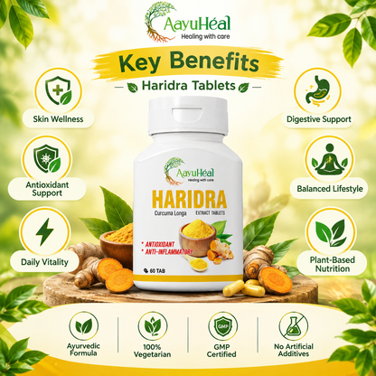 Haridra Extract Tablets | Ayurvedic Skin & Wellness Support