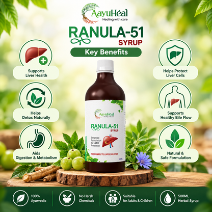 Ranula-51 Syrup Ayurvedic Liver & Digestive Wellness Support Syrup