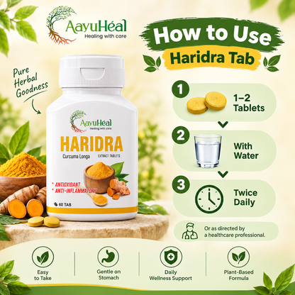 Haridra Extract Tablets | Ayurvedic Skin & Wellness Support