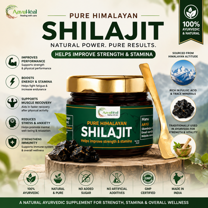 Pure Himalayan Shilajit Resin | Ayurvedic Wellness Support for Vitality & Daily Energy | 20g