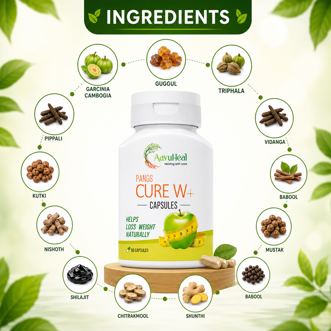 AayuHeal Garcinia Herbal Capsules for Metabolic Wellness and Active Lifestyle Support
AayuHeal Multi-Herbal Wellness Capsules with Garcinia for Digestive and Metabolic Support
AayuHeal Ayurvedic Herbal Capsules with Garcinia and Traditional Herbs for Wellness Support
Garcinia + 13 Herbs Ayurvedic Wellness Capsules for Metabolism and Digestive Wellness
AayuHeal Herbal Capsules for Metabolic Balance, Digestive Wellness and Active Lifestyle
AayuHeal Multi-Herbal Capsules with Garcinia for Healthy Lifestyle and