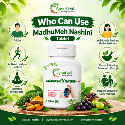 MadhuMeh Nashini Tablets Ayurvedic Support for Metabolic Balance & Daily Wellness