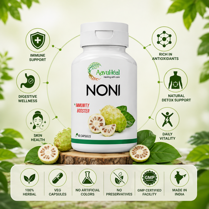 Noni Antioxidant Capsules | Noni Fruit Extract | 60 Veg Capsules