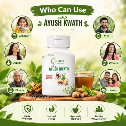 Ayush Kwath Tablets Traditional Ayurvedic Immunity & Seasonal Wellness Support