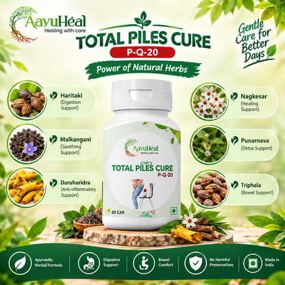 Piles Relief tablets Ayurvedic Piles, Fissure & Digestive Wellness Support